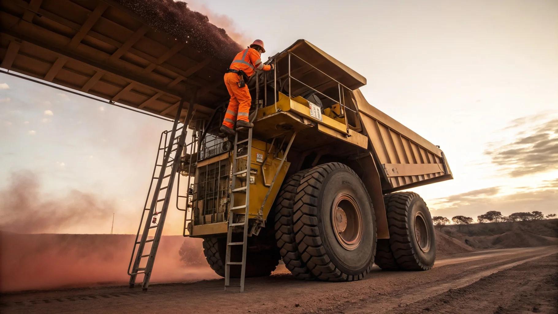 Heavy mining equipment and machinery